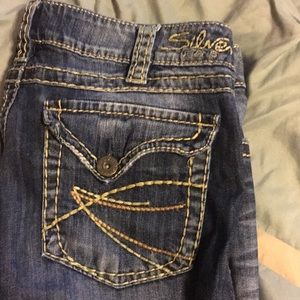 Silver capri sz 34